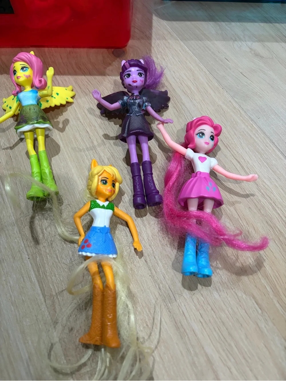 Kids Fashion Doll Set - Pink, Purple, Yellow, Green, Blue Dolls
